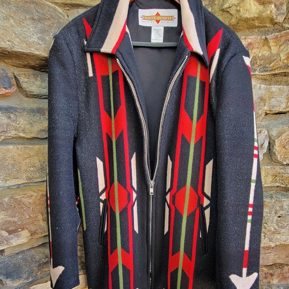 Men's jacket - Rio Arriba Bandelier - Native Jackets - Santa Fe